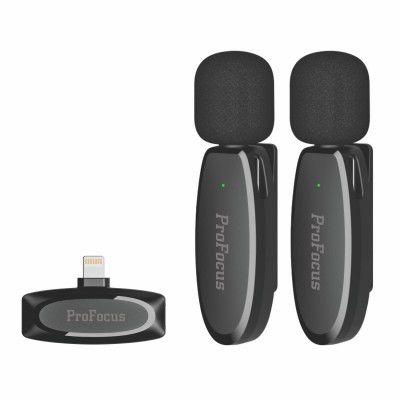 ProFocus Wireless Microphone with Dual Tx for iPhone iPad (Model-AP003)