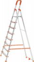 ProHome 8 Steps Ladder with Anti Slip Shoes Aluminium Ladder (With Platform, Tool Tray)...
