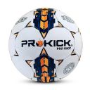 Prokick Pro Shot Hand Stitched 32-Panel PU Football, Size 5 (White/Navy/Orange)...