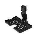 Prolet Foldable Wall Mount Holder Stand, Mobile Holder Charging Stand with 3 pin Plug, Just Fit in Socket and Hang for All Smartphones (Black)...