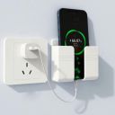 Prolet Wall Mounted Mobile Holder Storage Case for Remote, Wall Mounted Mobile Stand/Multi Purpose Stand with Hole for Phone Charging-White...