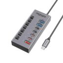 Promate 7-in-1 USB-C MultiPort Hub, Dual C and A Ports with 10Gbps Data Transfer...