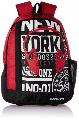 Pronto Accord 27.5 Ltrs Red Casual Backpack (8851)