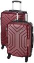 Pronto Indigo Combo Set of 2 Maroon Small, Medium Check-in 4 Wheel Hard Suitcase...