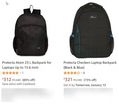 Protecta Checkers Laptop Backpack up to 80% off