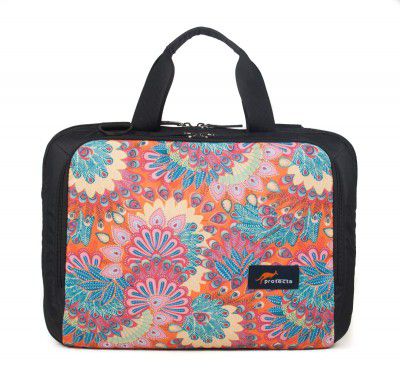 Protecta The Professional Laptop Bag Briefcase for Laptops with Screen Size Up to 15.6 Inch (Black & Indian Geometric Print)