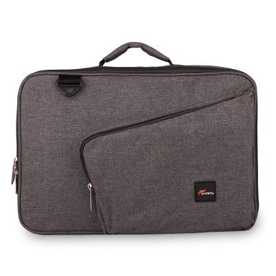 Protecta Vertex Lite Slim Profile Laptop Briefcase Bag with Organiser - Designed for Laptops Up to 33.78cm (13.3 Inches) - Grey