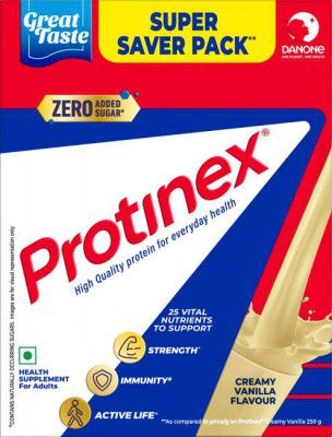 Protinex Creamy Vanilla Nutrition Drink Powder with Protein for Strength & Energy (750 g)