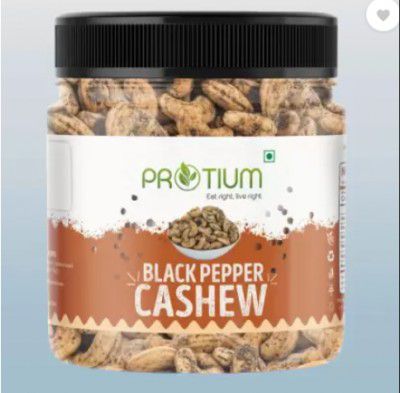 PROTIUM Roasted & Salted Black Pepper Cashew Nuts Cashews  (1 kg)