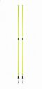 Protoner Agility Poles for Field Training, High Visibility Neon Yellow, 5 Feet, Ground Poles for Cricket and Football...