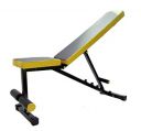 Protoner Fitness Adjustable Incline, Decline, and Flat Bench- Weight Strength Training, Sit Up Abs Fitness Bench for Full Body Workout of Home Gym (Black), 300Kg weight capacity (Black and Yellow)...