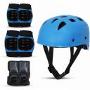 Protoner Kids Skating Protection Kit with Helmet, Knee Pads, Elbow Pads and Wrist Guards,Multiple Colors & Sizes (Blue, Small)...
