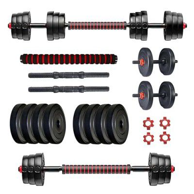 Protoner PVC DM 4-40 Kg Dumbbells Set and Fitness Kit