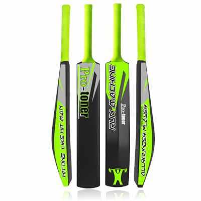 Protoner Runmachine Plastic Tennis Cricket Bat Full Size Bat (35” X 4.5” inch) for All Age Group