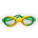 Protoner Swimming Goggles for Adults, Anti-Fog Green Lenses, Adjustable Multicolor Strap and Frame (Green Yellow)...