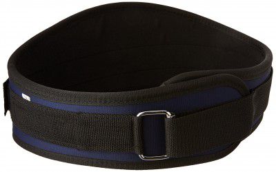 Protoner Weight Lifting Leather Belt with 6 inches Waist Support (Large)