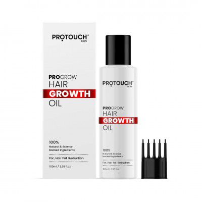 PROTOUCH PROGROW Hair Oil For Men And Women | Reduces Hair Fall & Dandruff | Promotes Hair Growth | 100 Ml