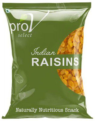 ProV Select - Indian Raisin 500 gm | Value Pack| Dryfruits- Indian Kishmish | Rich In Nutiritons| No added Preservatives | Rich In Iron| Healthy Sweet & Tasty
