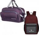 PROVOGUE  65 L Strolley Duffel Bag - 65L Duffel Backpack-Stylish Lightweight High Quality Travel Luggage Airbag Combo - Purple - Large Capacity...