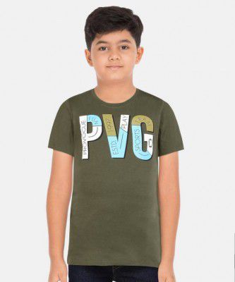 PROVOGUE  Boys Printed Pure Cotton T Shirt 