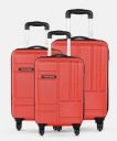 PROVOGUE Brick- Scarlet Red- Combo Set-3 (30"+26"+22") Cabin & Check-in Set - 30 inch Scarlet Red...