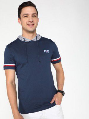 Provogue Hooded Pure Cotton T-shirt