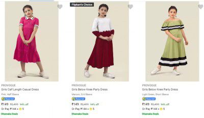 Provogue Kids Dresses Discount Upto 94% Off