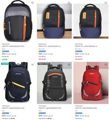 Provogue Laptop Bags Start Rs 349 | Upto 86% Off