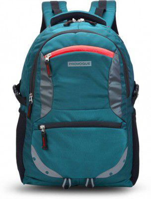 PROVOGUE  Large 35 L Laptop Backpack with rain cover and reflective strip  (Blue)