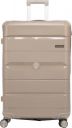PROVOGUE Large Check-in Suitcase (75 cm) 4 Wheels - Hard Shell Travel Trolley Bags For Men & Women - Beige...