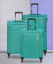 PROVOGUE  Soft Body Set of 3 Luggage 4 Wheels - Lead Combo Set (30inch+ 26inch+22inch) - Green...