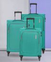 PROVOGUE Soft Body Set of 3 Luggage - Lead Combo Set (30inch+ 26inch+22inch) - Green...