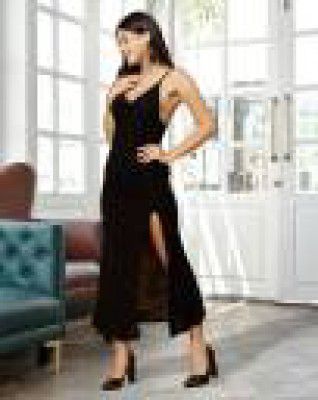 PROVOGUE  Women Bodycon Black Dress