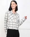 PROVOGUE  Women Slim Fit Checkered Casual Shirt...