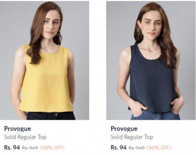 Provogue Womens Western Wear Top Starting @ Just 94