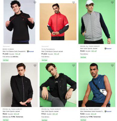 Prowl Men's Winter Wear upto 85% Off 