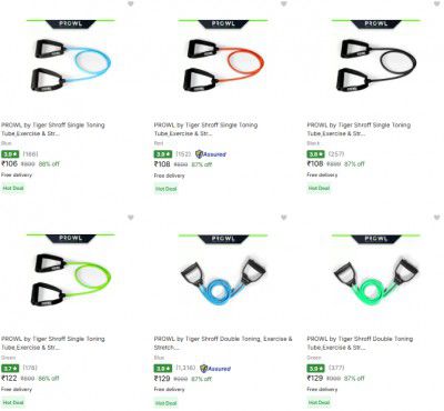 Prowl Resistance Tubes from Rs.94