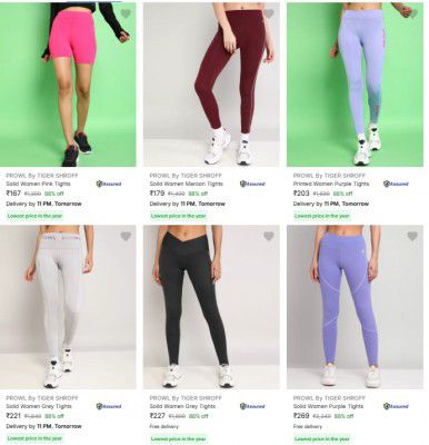 Prowl Women'sTrack Pants Upto 88% Off starts at ₹167