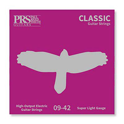PRS Guitars Electric Guitar Strings, Classic, Super Light.009-.042 Set, Nickel (PS-ACC-3103)