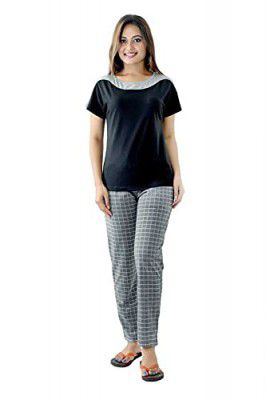 PRW Fashion Womens Cotton Printed Night Suit Pack of 1