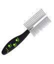 PSK Pet Grooming Dog Comb Double Side Needle Brush Pet Deshedding Trimmer Tool Cat Dog Brushes and Combs Rake Long Hair (Medium)...