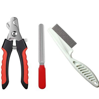 PSK PET MART Dog Grooming Combo of Nail Cutter Large 