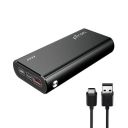 PTron 20000 mAh Lithium_Polymer Dynamo Zip Power Bank with 18 Watt Fast Charging, Black...
