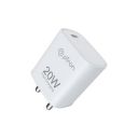 pTron 20W Type C Mobile Charger, Fast Charging Compatible for iPhone 14/13/12/11/X/8 & Other Type C Enabled Devices, FC18 (White)...
