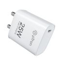 pTron 25W Type C Mobile Charger Superfast Charging Compatible, PPS PD - Volta FC19 (White)...