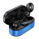 pTron Bassbuds Plus in Ear True Wireless Stereo Earbuds with Mic, Deep Bass Bluetooth Headphones, Voice Assistance, IPX4 Sweat & Water Resistant TWS, 12Hrs Battery & Fast Charge (Blue & Black)...