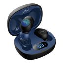 pTron Bassbuds Pro (New) True Wireless Bluetooth 5.1 Headphones with Deep Bass, Touch Control Earbuds, IPX4 Water/Sweat Resistance, Digital Display Case, Earphones with Built-in Mic - (Black & Blue)...