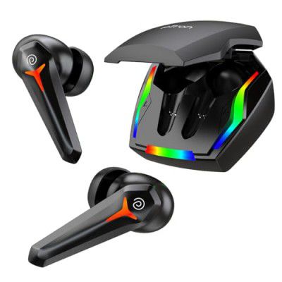 pTron Bassbuds Turbo TWS Earbuds (Jet Black)