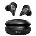 pTron Bassbuds Wave ENC Bluetooth 5.3 Wireless Headphones, 40Hrs Total Playtime (Pearl Black)...