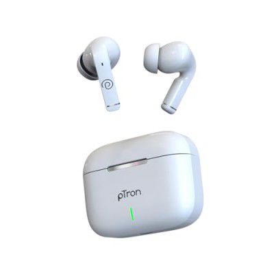 pTron Basspods P81 Pro in-Ear TWS Earbuds with 50Hrs Playtime  (Pearl White)